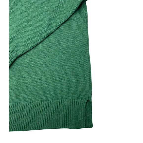 Darling Women Green 3/4 Length Sleeve Collared Knit Sweater Pullover Medium - Picture 12 of 13
